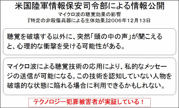 音声以外のフレイ効果 テクノロジー犯罪の実態