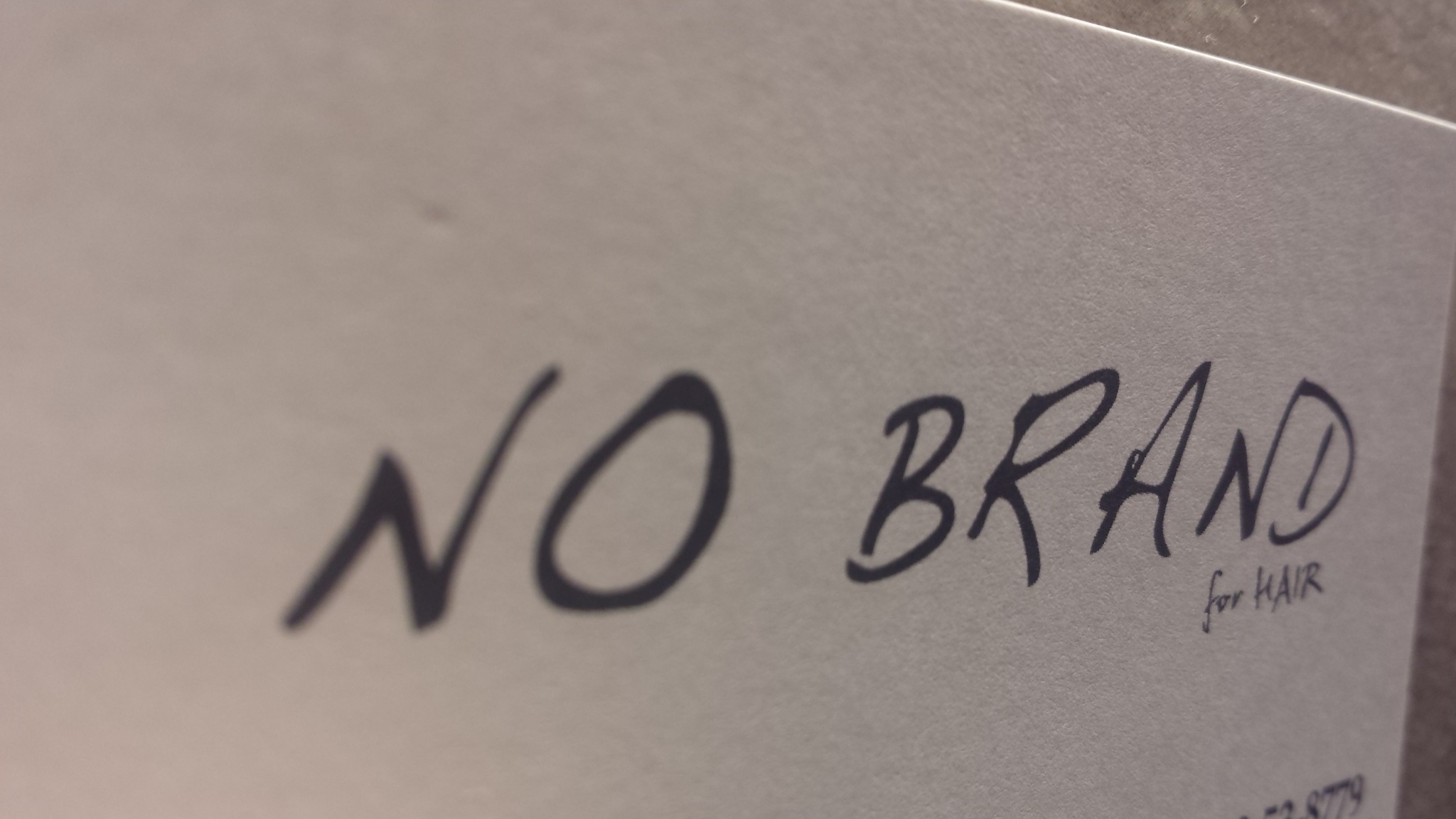 BEGINNING with ～NOBRAND～