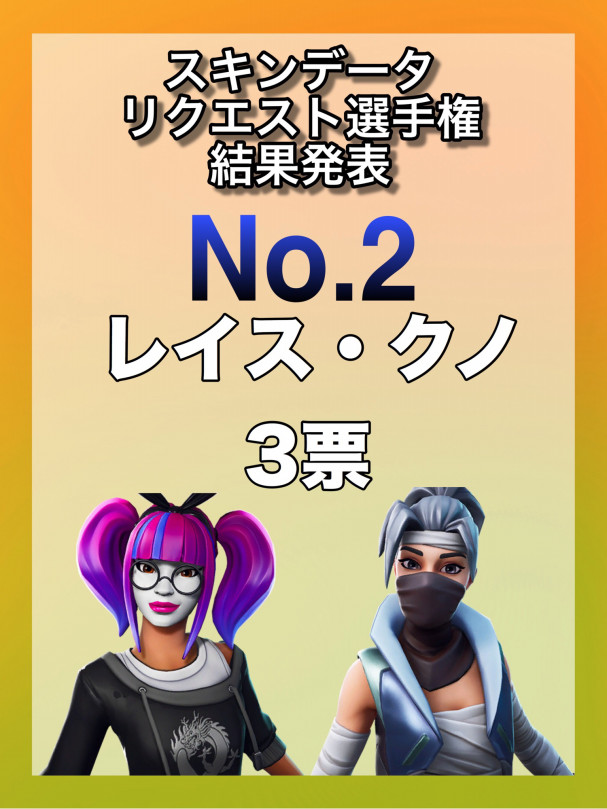 リクエスト選手権の結果発表 Utabot7 Fortnite Photo