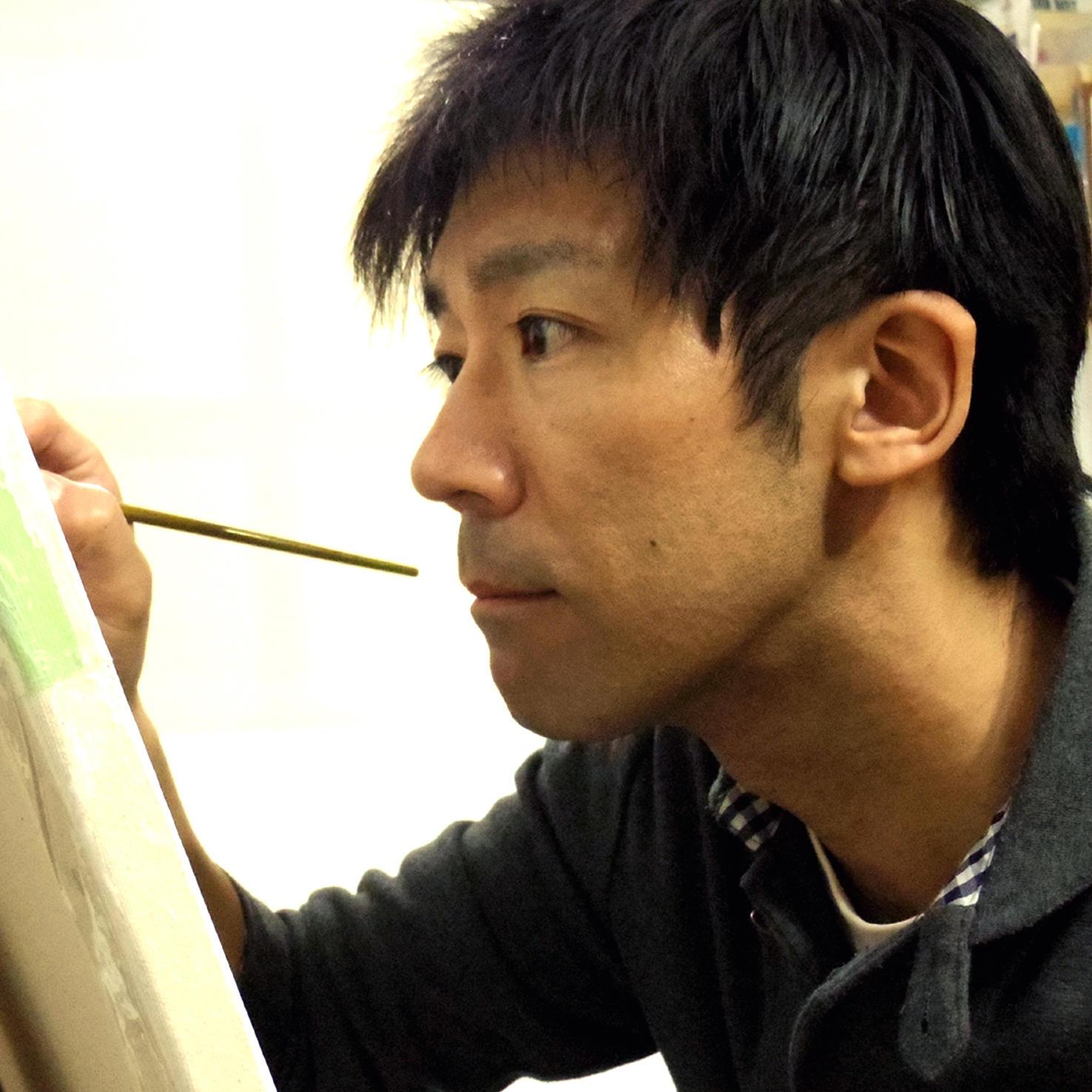 1点物】清水智裕 Tomohiro Shimizu 現代アート art 油彩画
