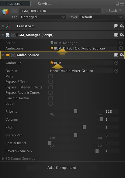 Unity Audiosource オーディオ操作 2 Bgm篇 Kuma Studio Pro