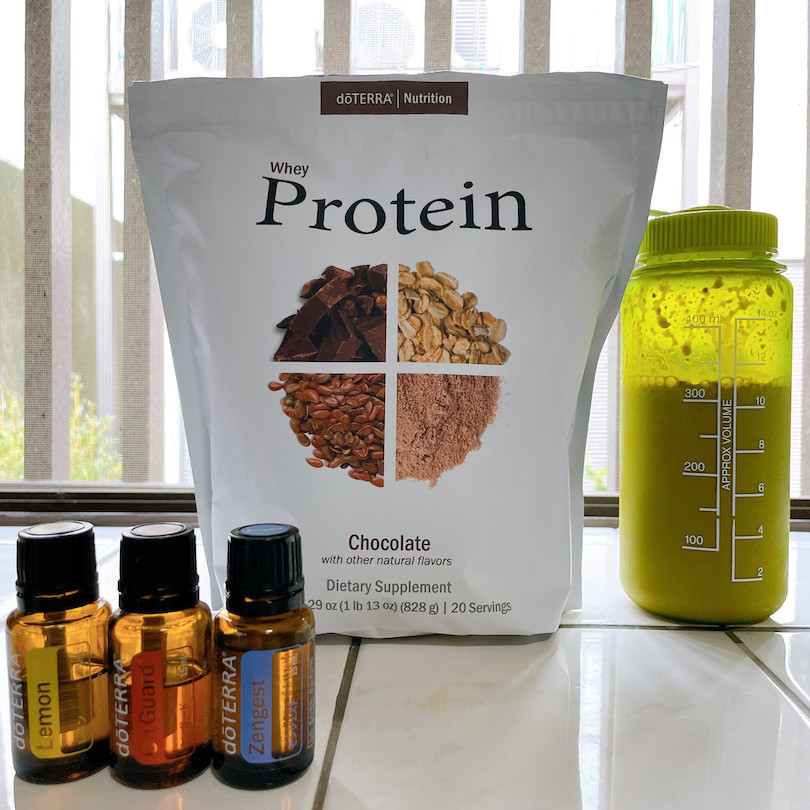 dōTERRA ホエイプロテイン ありがたい チョコレート 828g