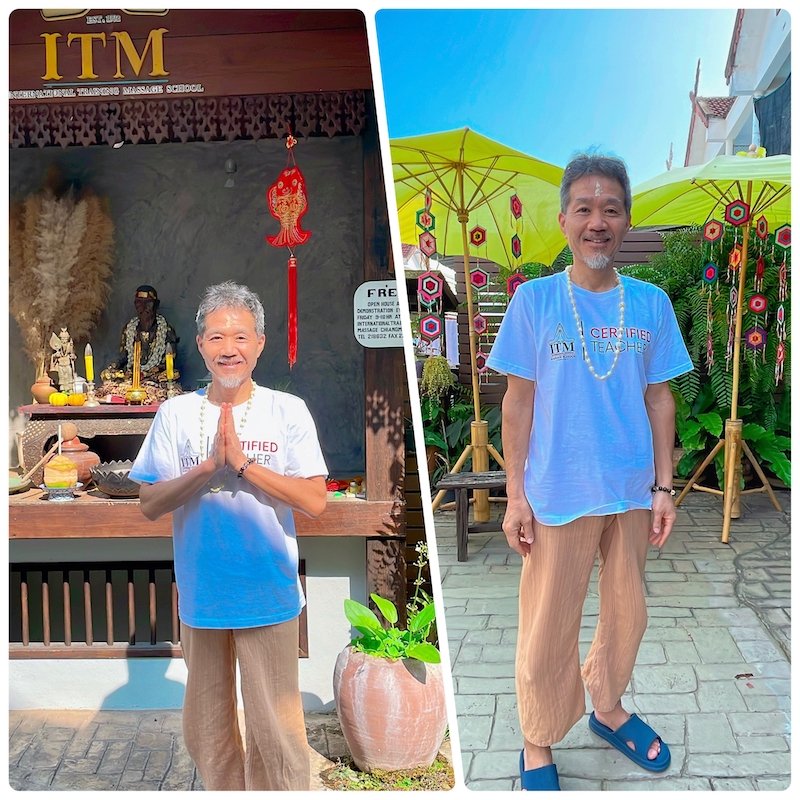 タイ古式マッサージ テキスト(英語) NUAD BO-RARN ITM International Association of Nuad Thai in Japan