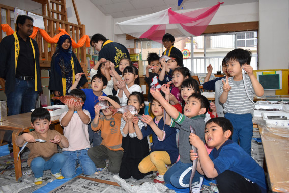 大谷幼稚園魚触 魚食講座 鹿児島大学 水産学部 水産資源科学分野 資源生物学研究室