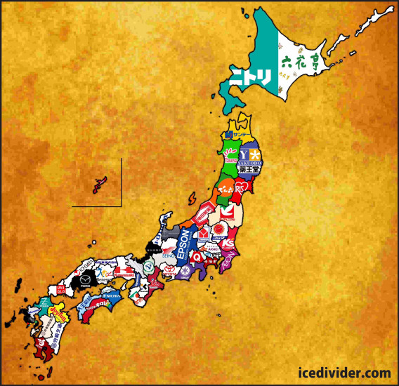 日本地図 すがえつのり