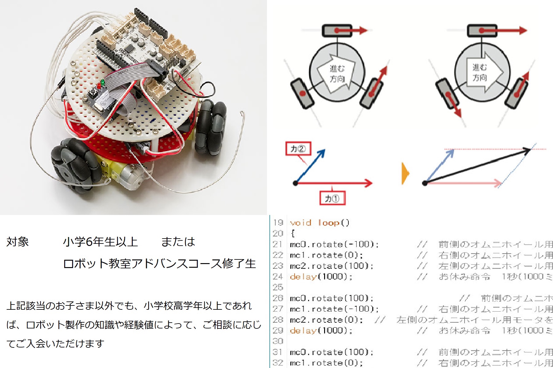 SCHOOL | ヒューマンアカデミーロボット教室