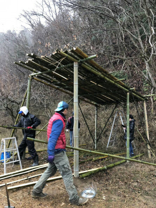 竹小屋作り Noksgroup 竹小屋作り Noksgroup