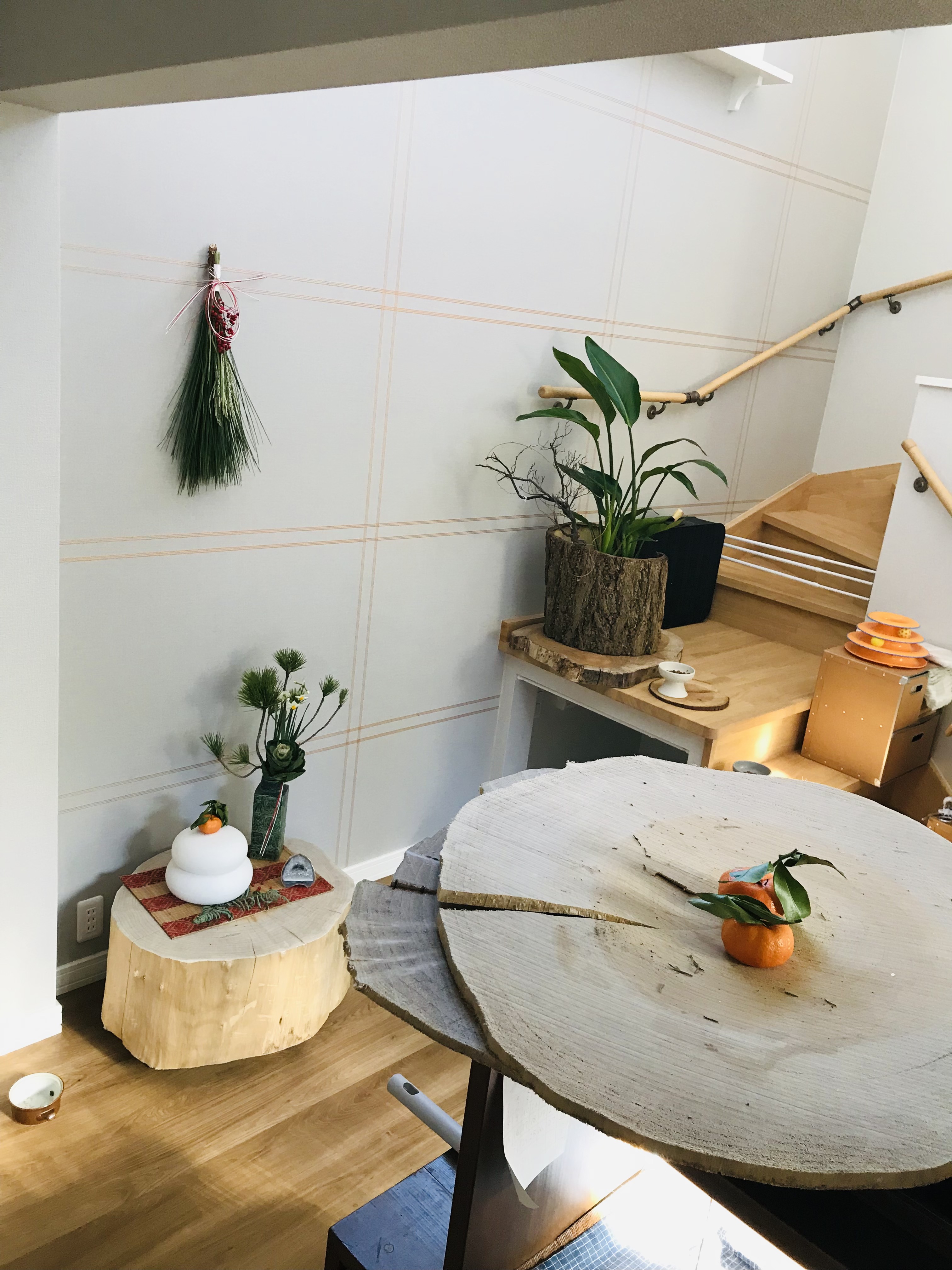 引き取り希望】切り株 座卓