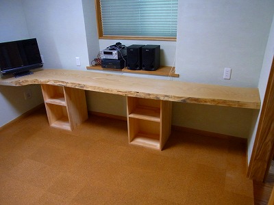 送料込み 栗 クリ 一枚板 無垢材 天板 テーブル カウンター DIY番号93