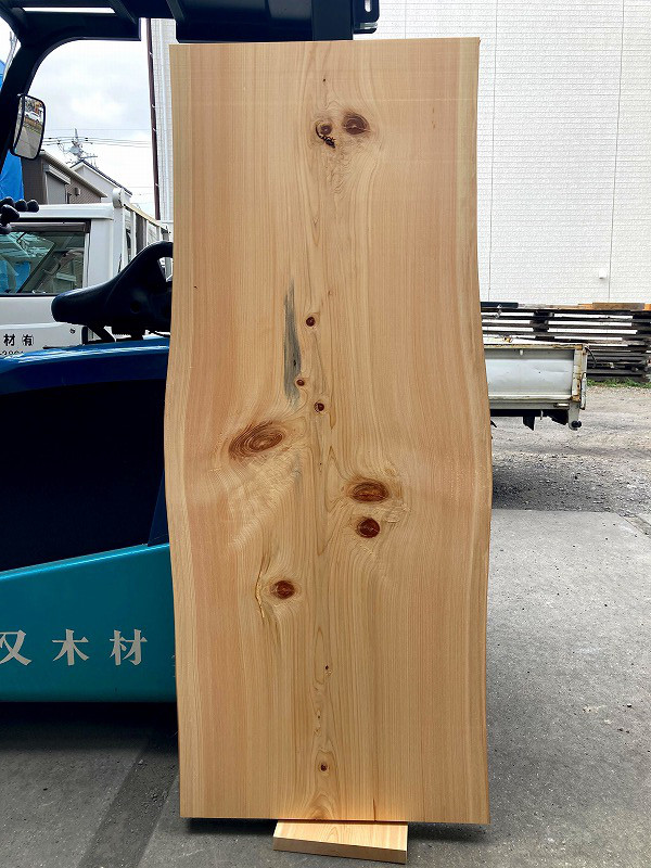 桧(ひのき)無垢一枚板 - 一枚板テーブル・カウンターなら銘木展示販売場