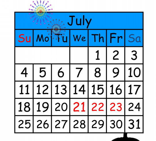 6月のカレンダーの変更及び9月までのカレンダー | アイエス・岡出山英語塾 