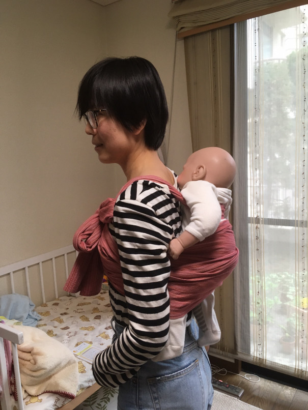 ベビーウェアリング 抱っことおんぶ 講習会参加 ドゥーラ協会認定 産後ドゥーラ本間めぐ美