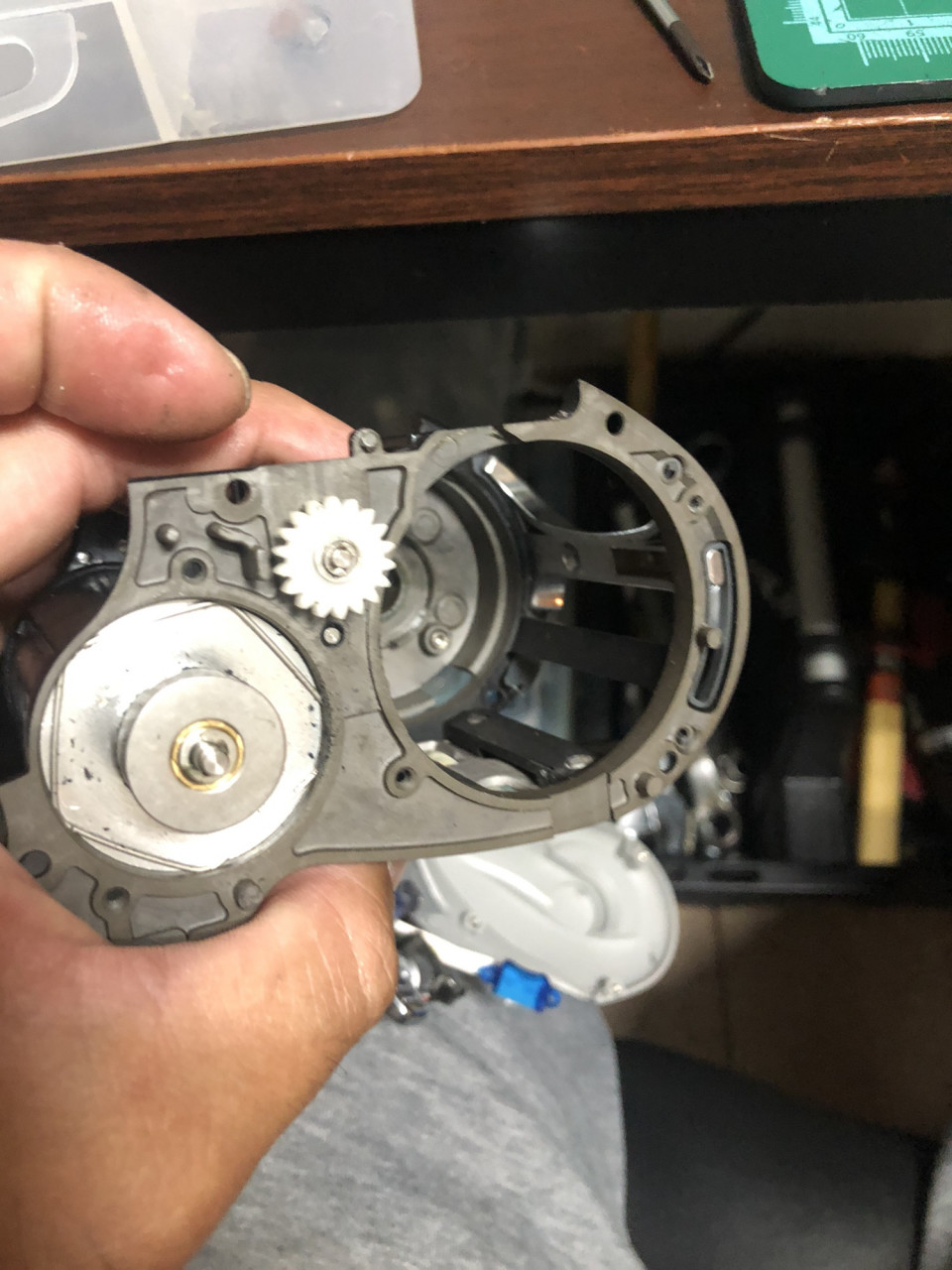 シーボーグ 500オーバーホール2台目 リールメンテナンス Blade