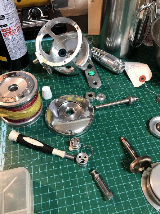 アルテクノス オーバーホール リールメンテナンス Blade