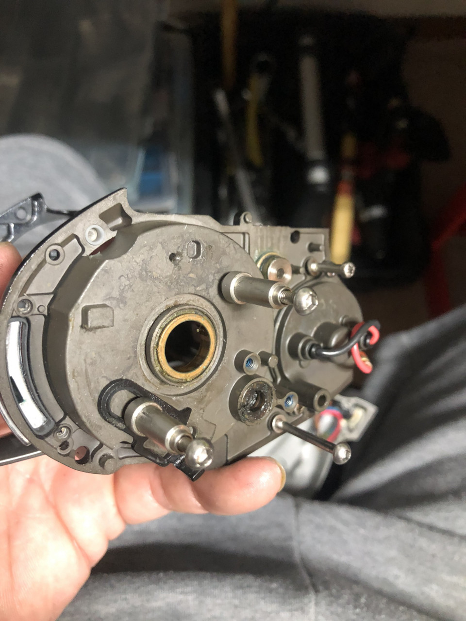 シーボーグ 500オーバーホール2台目 リールメンテナンス Blade