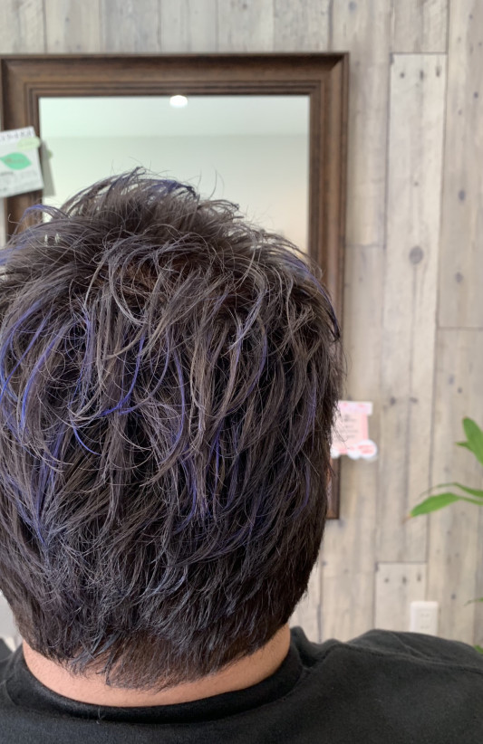 青メッシュ Syana Hair 青メッシュ Syana Hair