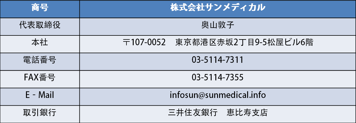 会社概要 特定商取引 バストアップ バストケア年の実績口コミで話題のsunmedical