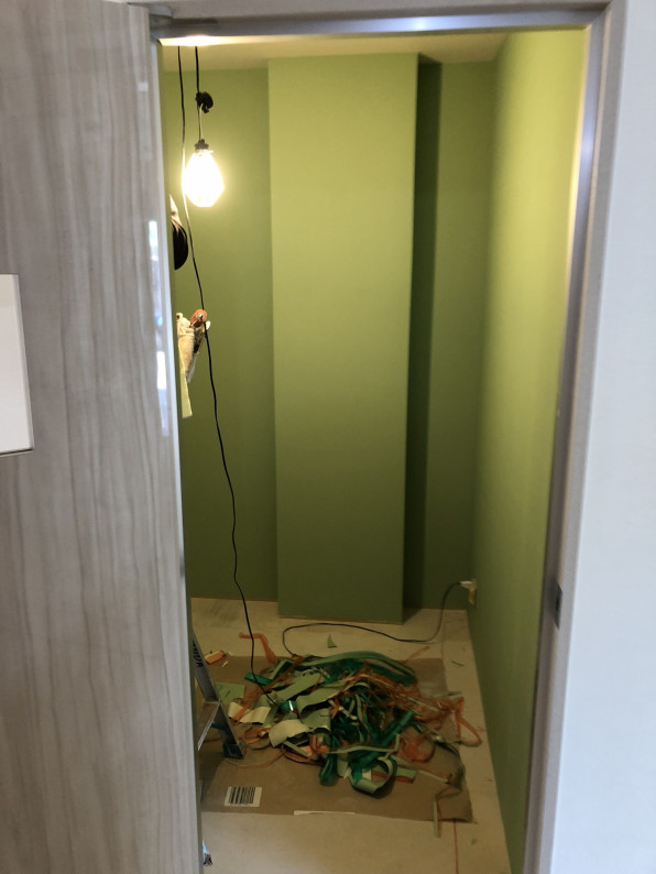 造作の扉と壁紙 第二兒玉歯科医院 2nd Kodama Dental Clinic 北 造作の扉と壁紙 第二兒玉歯科医院 2nd Kodama Dental Clinic 北