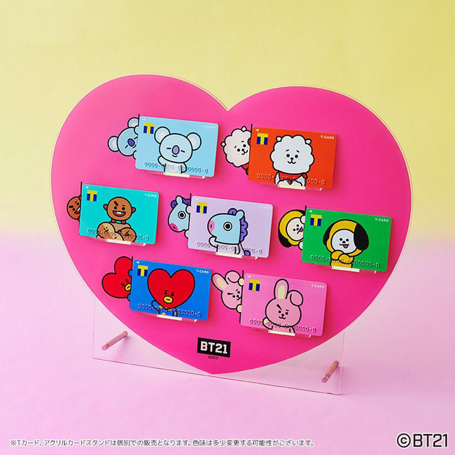 世界中で大人気のbt21キャラクターがデザインされた Tカード Bt21 3月31日 水 より店頭発行受付スタート Kpopstarz日本語版 Smashing