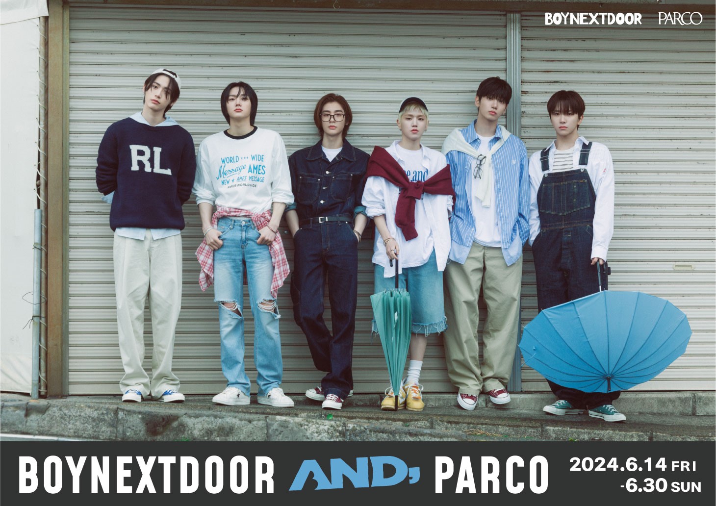 BOYNEXTDOOR、日本デビューを記念して渋谷PARCOとのタイアップキャンペーン『BOYNEXTDOOR AND, PARCO』開催決定！ |  KpopStarz日本語版 Smashing!