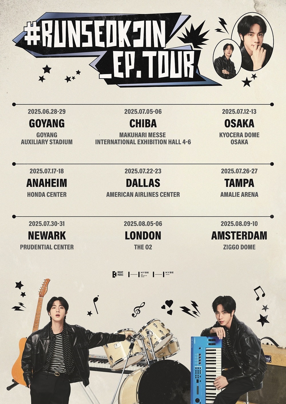 #RUNSEOKJIN EP TOUR VIP特典 BTS JIN RUNSEOKJIN_EP.TOUR in USA VIP特典 RUNSEOKJIN_EP.TOUR