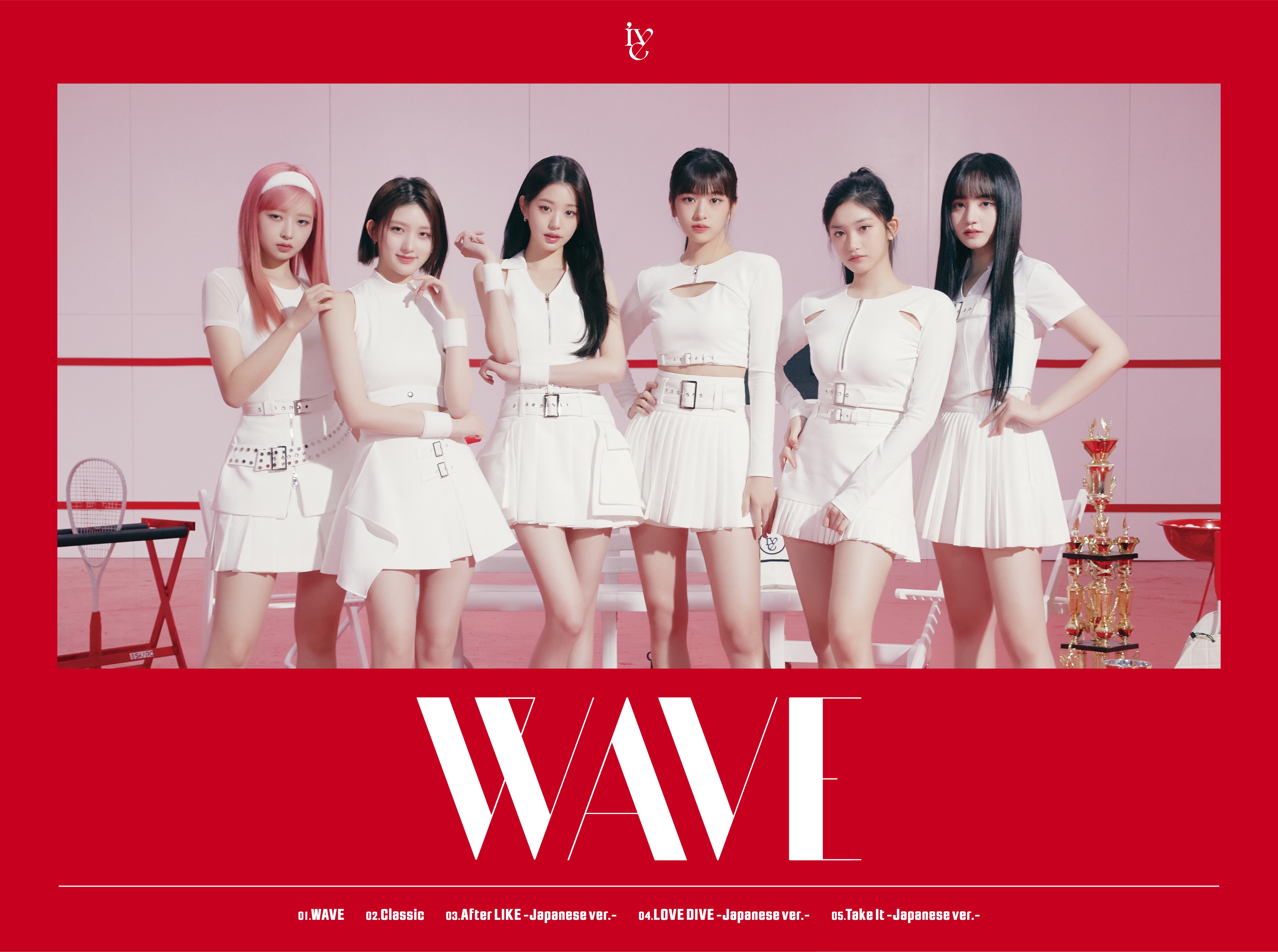 IVE、5/31発売 JAPAN 1st EP『WAVE』のジャケット写真公開。タイトル曲