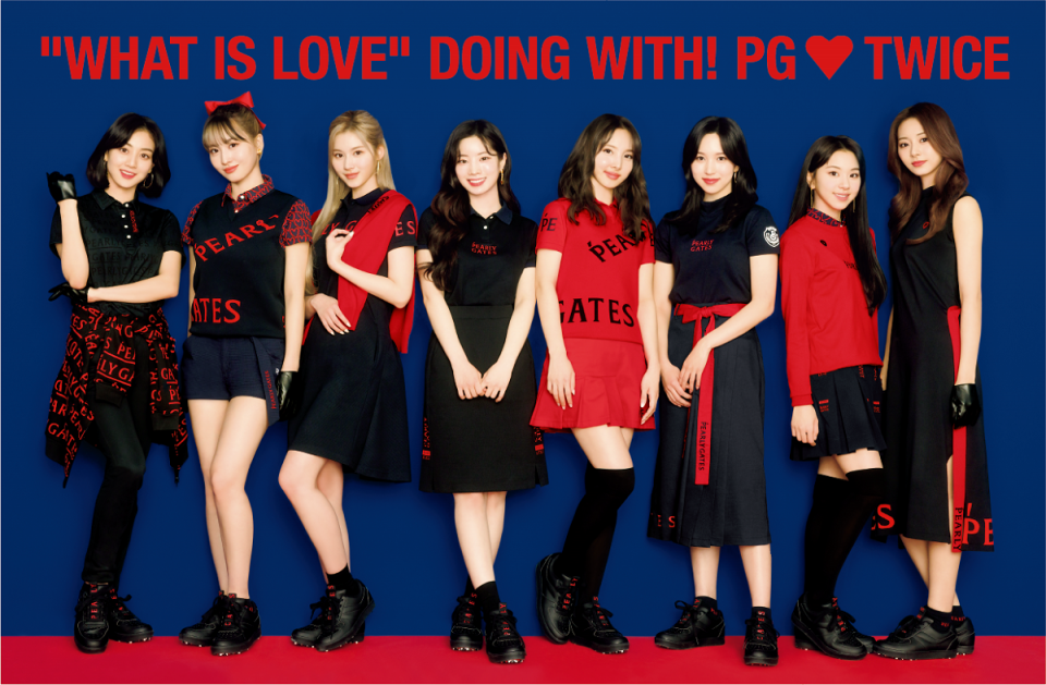 TWICE、ゴルフアパレルブランド「PEARLY GATES (パーリーゲイツ)」と