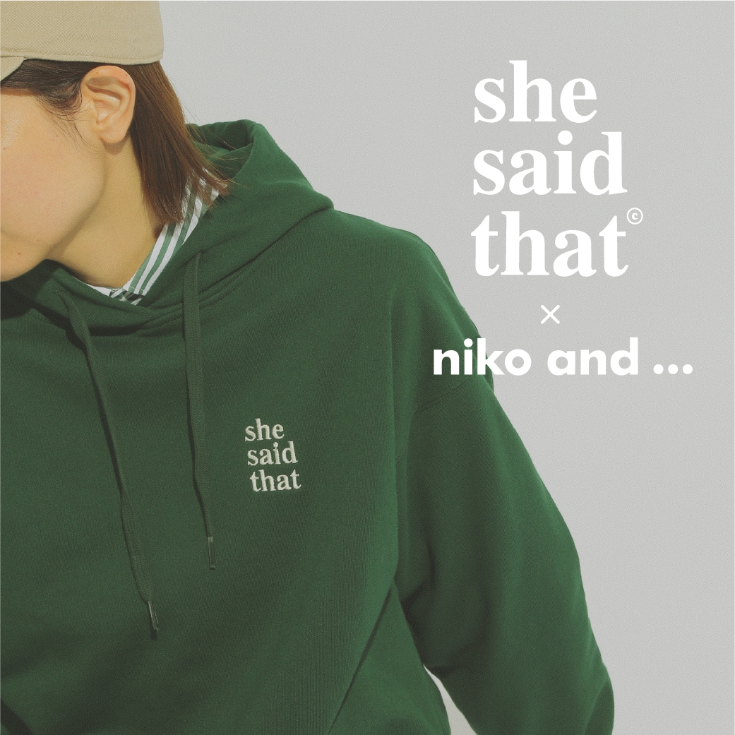 niko and 」と韓国の雑貨ブランド「she said that（シーセッド