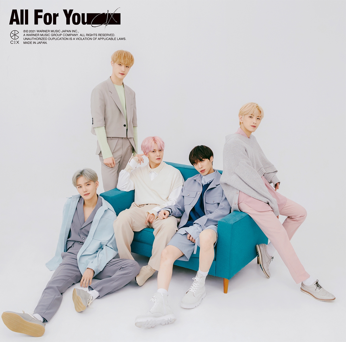 CIX シリアル　5枚　all for you CIX 4月14日（水）リリースJAPAN 2nd SINGLE「All For You