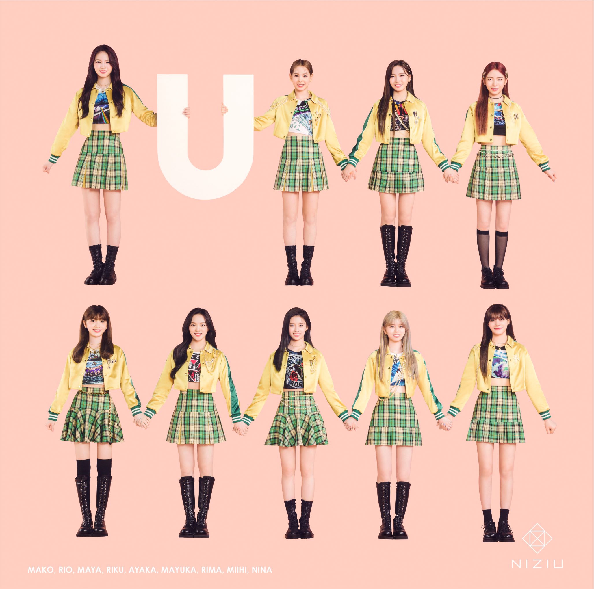 NiziU、1st Album『U』のジャケットアートワークを公開！ アルバム