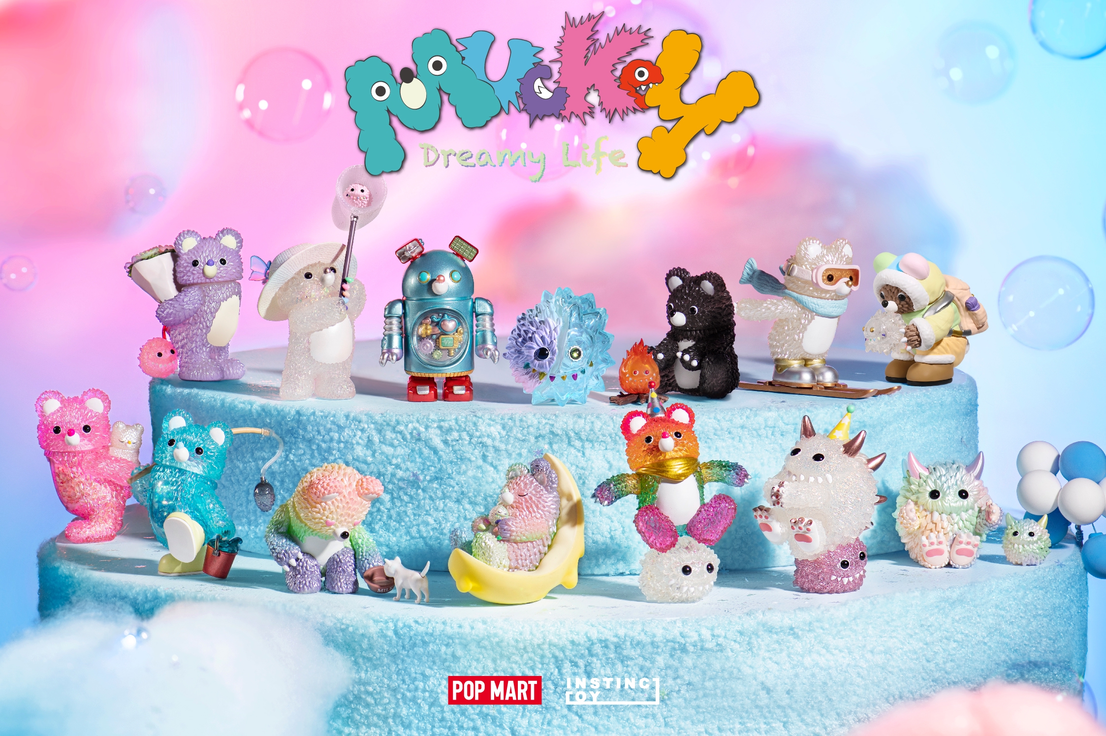 POP MART INSTINCTOY Muckey Play Time Series Blind Box Toy Kawaii