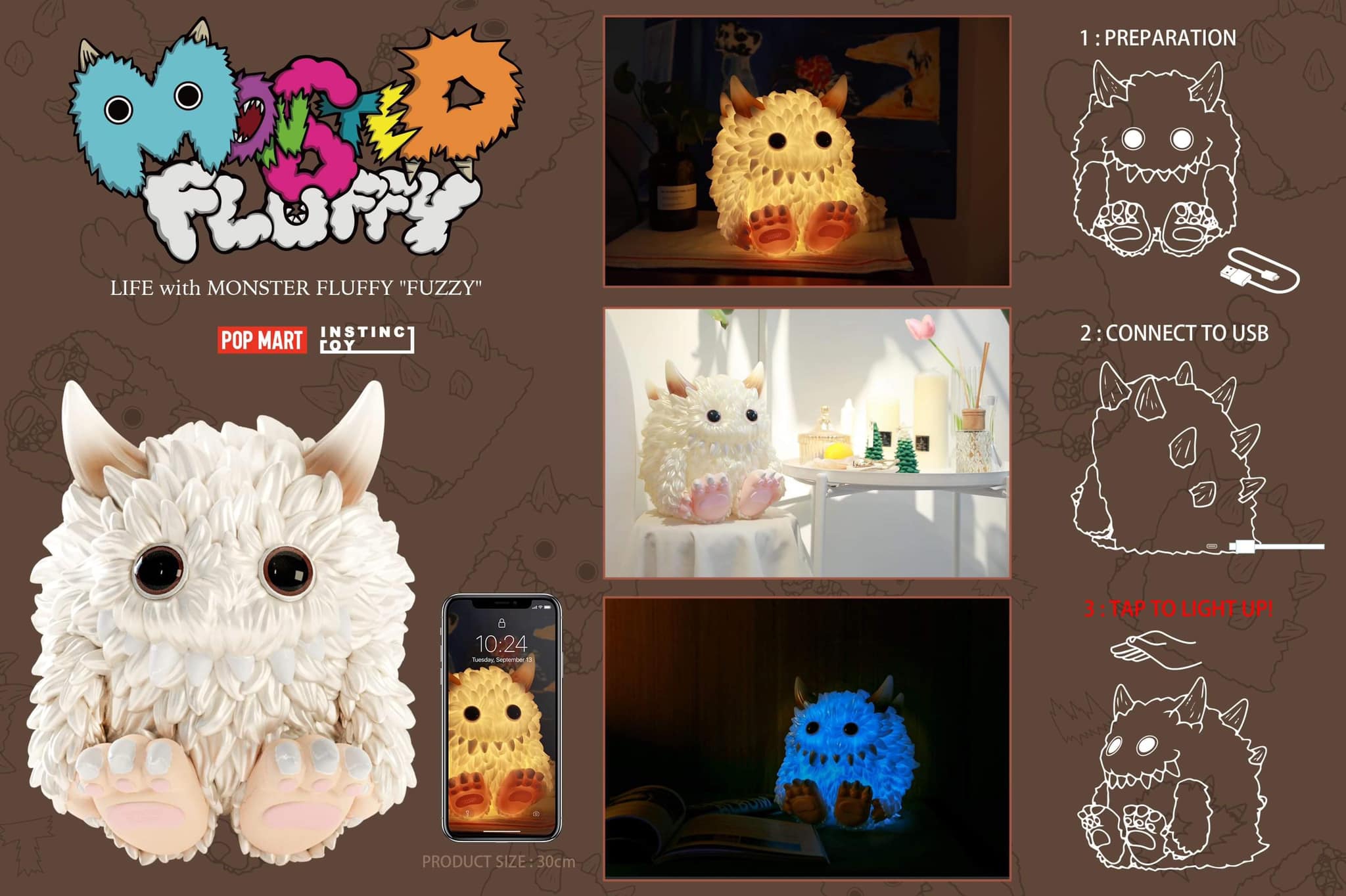 Monster Fluffy Life with Fuzzy　新品未開封 特集記事＞『 Monster Fluffy』の誕生秘話。 | INSTINCTOY