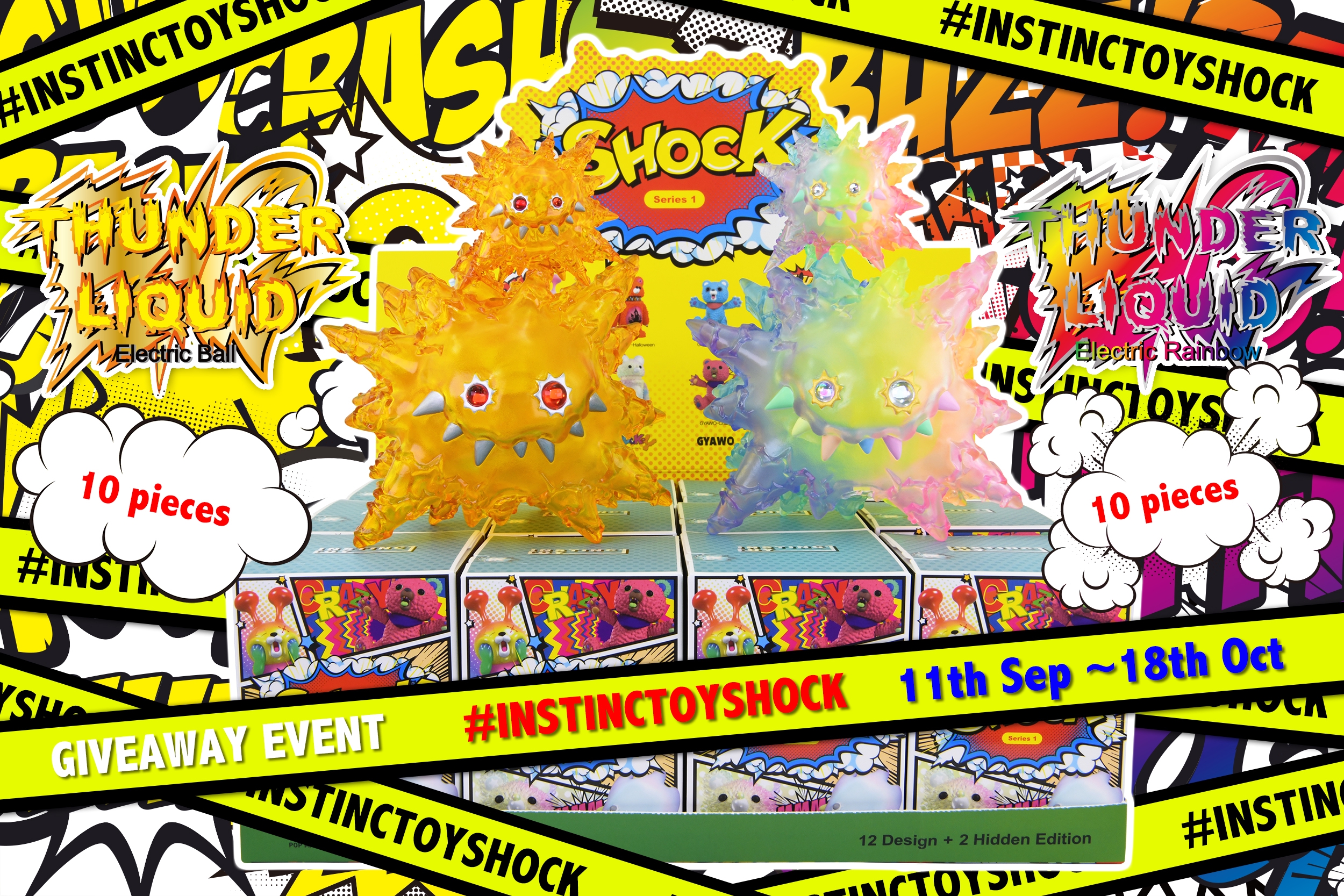 9/11 Release> Introducing the 2nd POP MART x INSTINCTOY series 『SHOCK』! |  INSTINCTOY