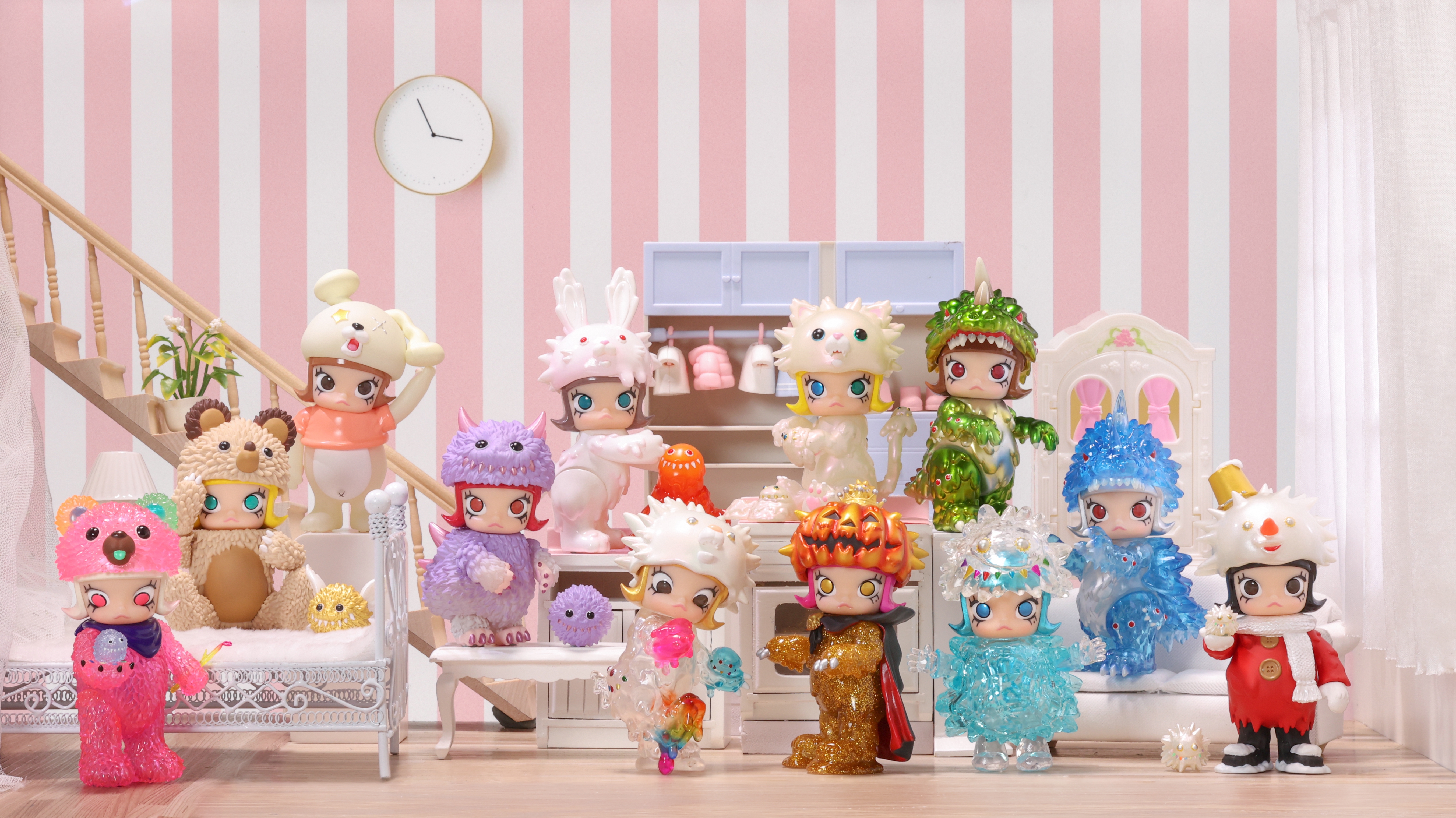 売り手POP MART× KENNYSWORK× INSTINCTOY EROSION MOLLY COSTUME inc Molly キューブリック、ベアブリック