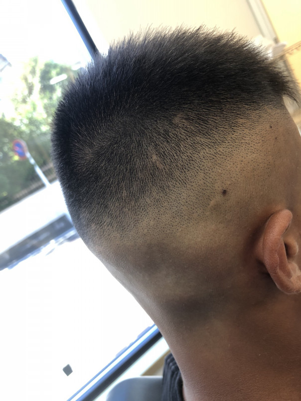 中学生 スキンフェード 短髪男子 カットスペース K Barber Shop 横浜市港南区の理容室 上永谷と下永谷の中間地にある理髪店です フェードカットやスキンフェードなどのメンズカットに定評あり 駐車場２台分完備
