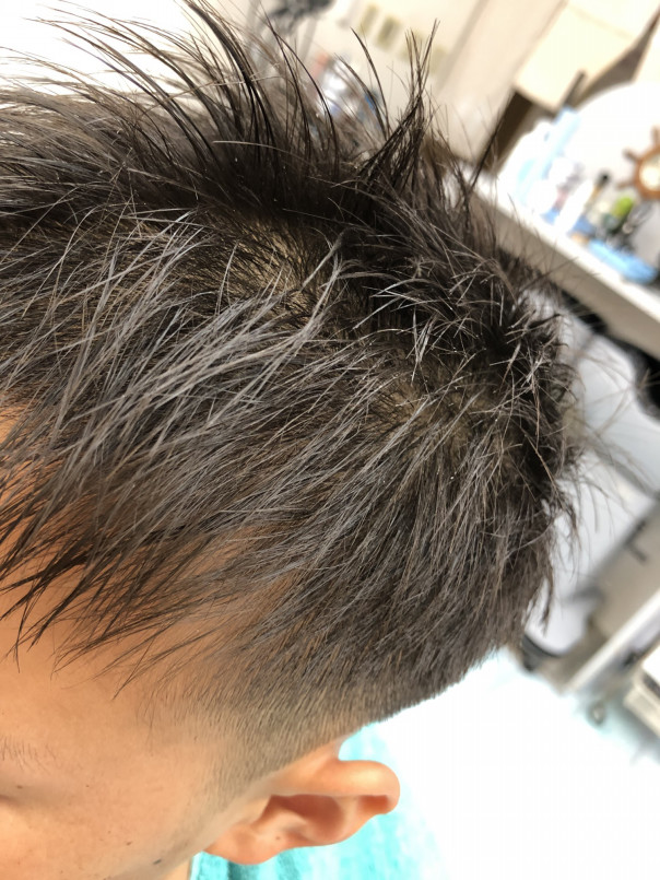 キッズカット 小学生 ソフトモヒカン スッキリしても熱中症には気をつけてね カットスペース K Barber Shop 横浜市港南区の理容室 上永谷と下永谷の中間地にある理髪店です フェードカットやスキンフェードなどのメンズカットに定評あり 駐車場２台分完備