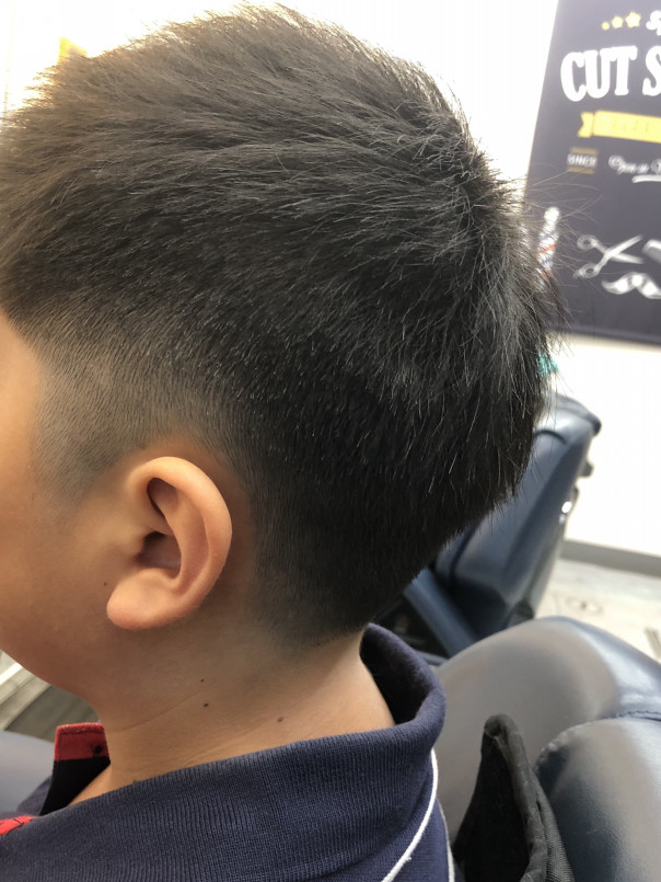 Kidsカット ソフトモヒカン カットスペース K Barber Shop 横浜市港南区の理容室 上永谷と下永谷の中間地にある理髪店です フェードカットやスキンフェードなどのメンズカットに定評あり 駐車場２台分完備