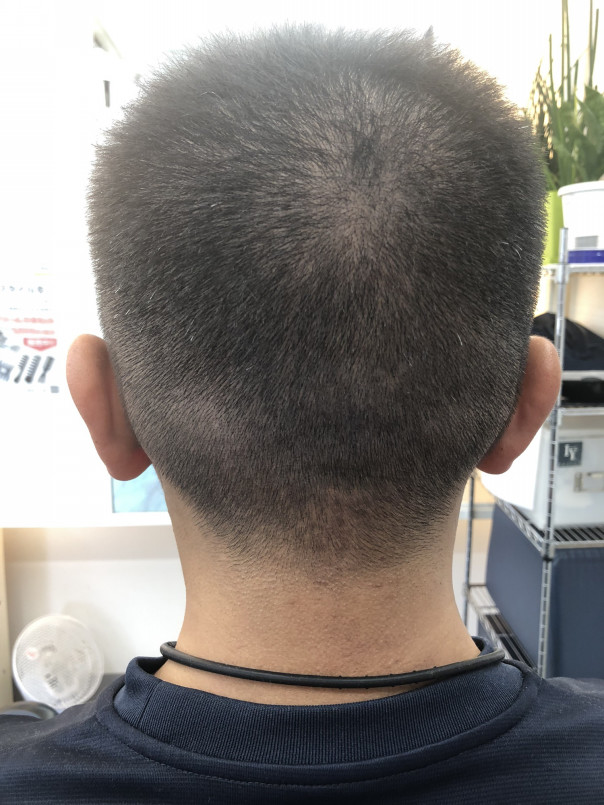 フェードカット 3mm 季節に合わせた刈り高 カットスペース K Barber Shop 横浜市港南区の理容室 上永谷と下永谷の中間地にある理髪店です フェードカットやスキンフェードなどのメンズカットに定評あり 駐車場２台分完備