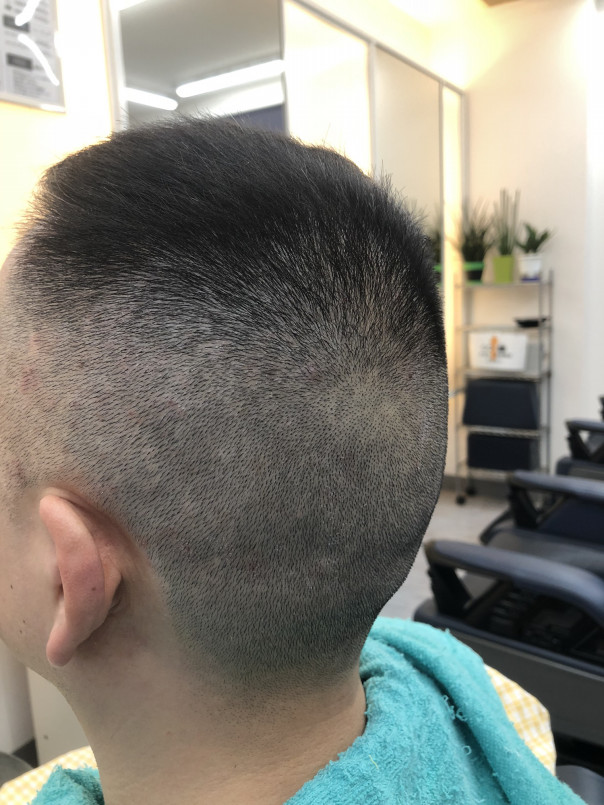 Giカット クルーカット ソルジャーカット カットスペース K Barber Shop 横浜市港南区の理容室 上永谷と下永谷の中間地にある理髪店です フェードカットやスキンフェードなどのメンズカットに定評あり 駐車場２台分完備