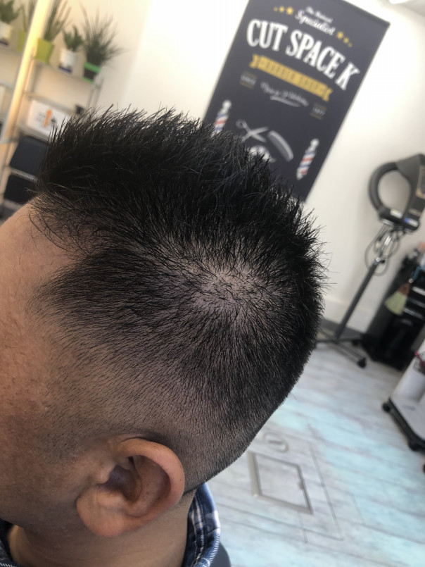 セットの仕方によるシルエットの違いその ソフトモヒカン カットスペース ｋ ｰ Barber Shop 横浜市港南区の理容室 上永谷と下永谷の中間地にある理髪店です フェードカットやスキンフェードなどのメンズカットに定評あり 駐車場２台分完備