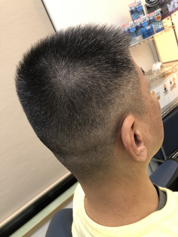 メンズベリーショート フェードカット おしゃれボウズ カットスペース K Barber Shop 横浜市港南区の理容室 上永谷と下永谷の中間地にある理髪店です フェードカットやスキンフェードなどのメンズカットに定評あり 駐車場２台分完備