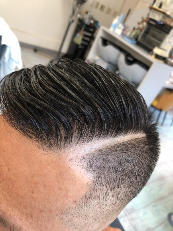 酷暑に短髪 スキンフェード ハードパート カットスペース K Barber Shop 横浜市港南区の理容室 上永谷と下永谷の中間地にある理髪店です フェードカットやスキンフェードなどのメンズカットに定評あり 駐車場２台分完備