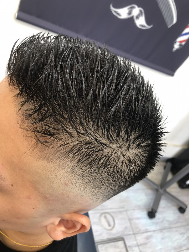 スキンフェード メンズベリーショート Barber Style カットスペース ｋ ｰ Barber Shop 横浜市港南区の理容室 上永谷と下永谷の中間地にある理髪店です フェードカットやスキンフェードなどのメンズカットに定評あり 駐車場２台分完備