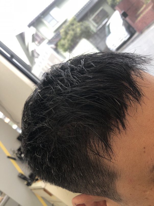 メンズショートヘア フェードカットと無造作フォワードスタイル カットスペース K Barber Shop 横浜市港南区の理容室 上永谷と下永谷の中間地にある理髪店です フェードカットやスキンフェードなどのメンズカットに定評あり 駐車場２台分完備