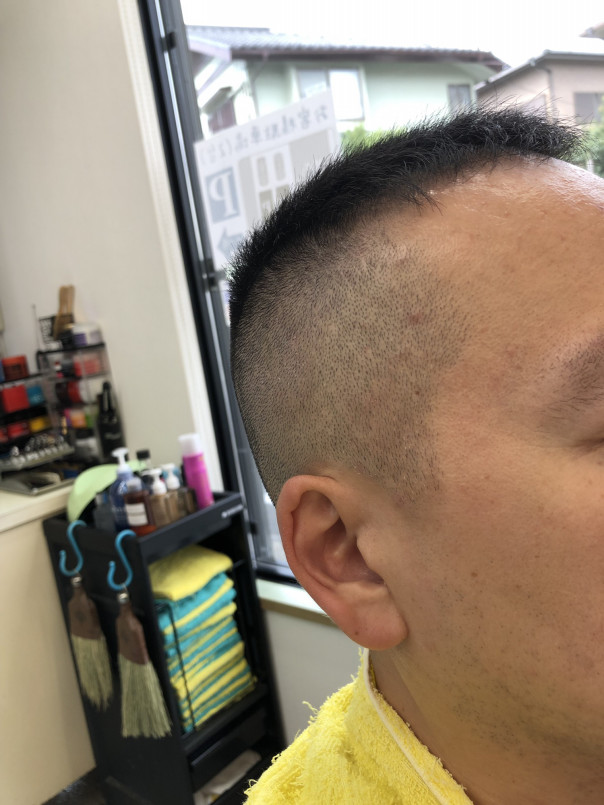 クルーカット Giカット ハイフェード カットスペース K Barber Shop 横浜市港南区の理容室 上永谷と下永谷の中間地にある理髪店です フェードカットやスキンフェードなどのメンズカットに定評あり 駐車場２台分完備