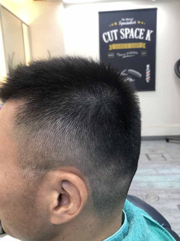 おしゃれボウズ フェードカット ソフトモヒカン カットスペース K Barber Shop 横浜市港南区の理容室 上永谷と下永谷の中間地にある理髪店です フェードカットやスキンフェードなどのメンズカットに定評あり 駐車場２台分完備