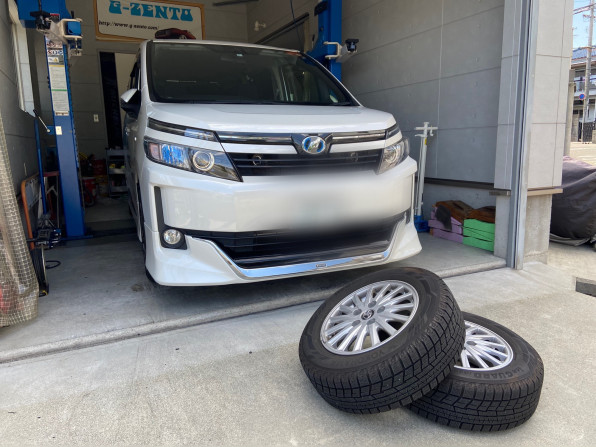 トヨタ ヴォクシー 持込みタイヤ交換 持込みタイヤ交換専門店 G Zento