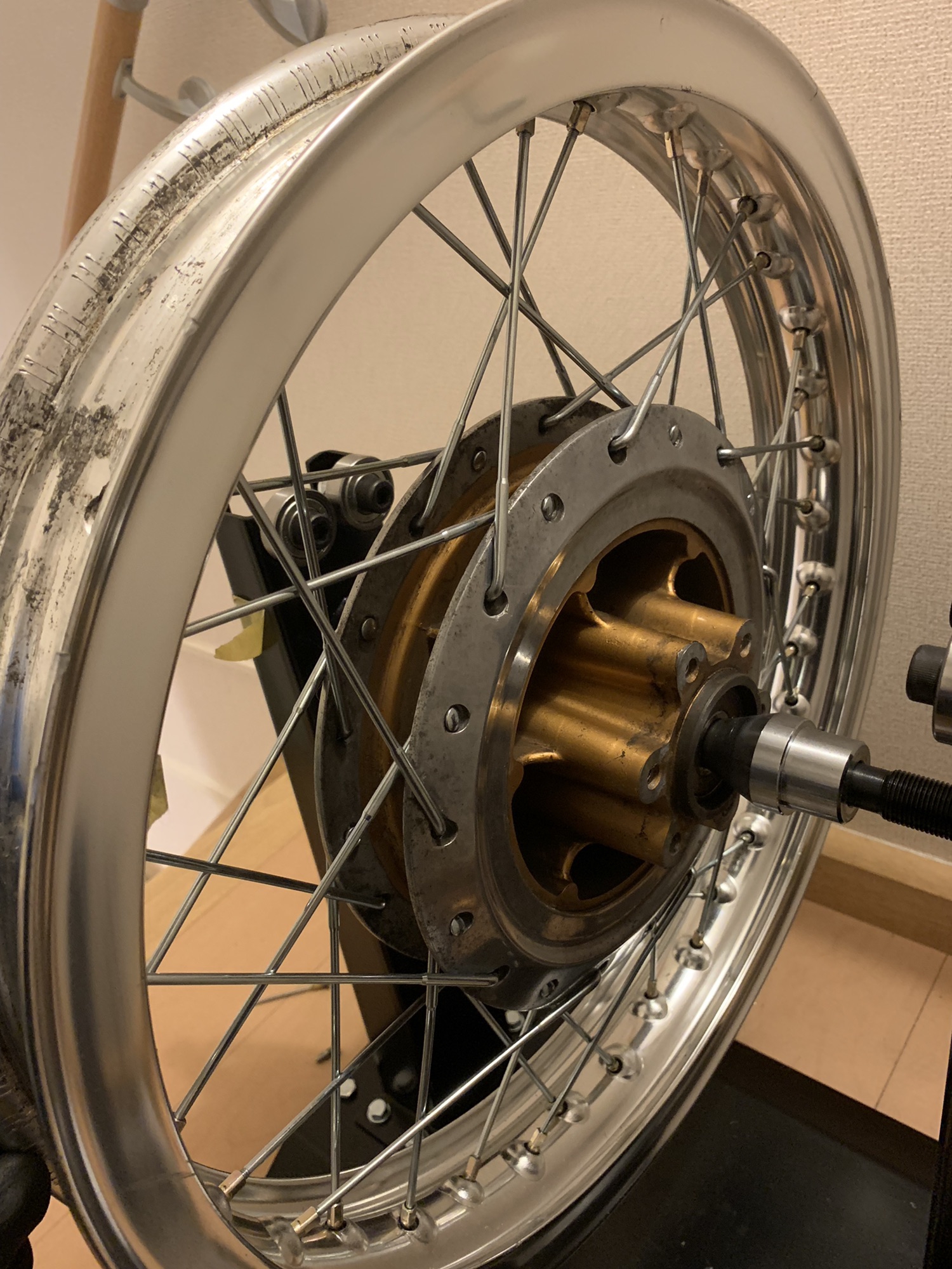 gs400 トリプルディスク 張り替え | スポーク張り替え専門店