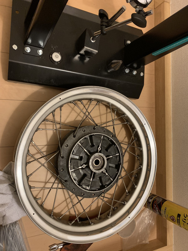 GS400用スポーク ダブルディスク対応 Uリム