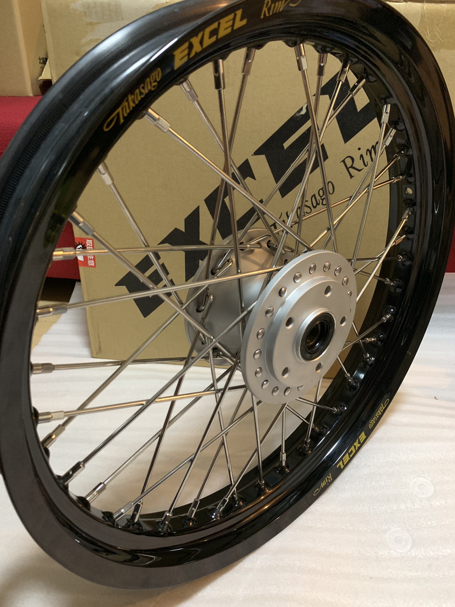 ハーレー スポーツスター Excel リム ステンスポーク ナローハブ